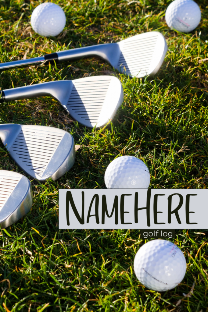 NameHere's Golfing front cover