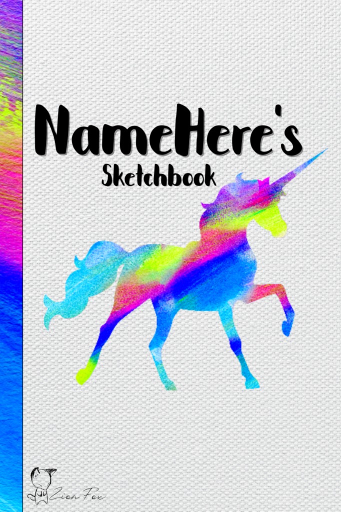 NameHere's Sketchbook front cover